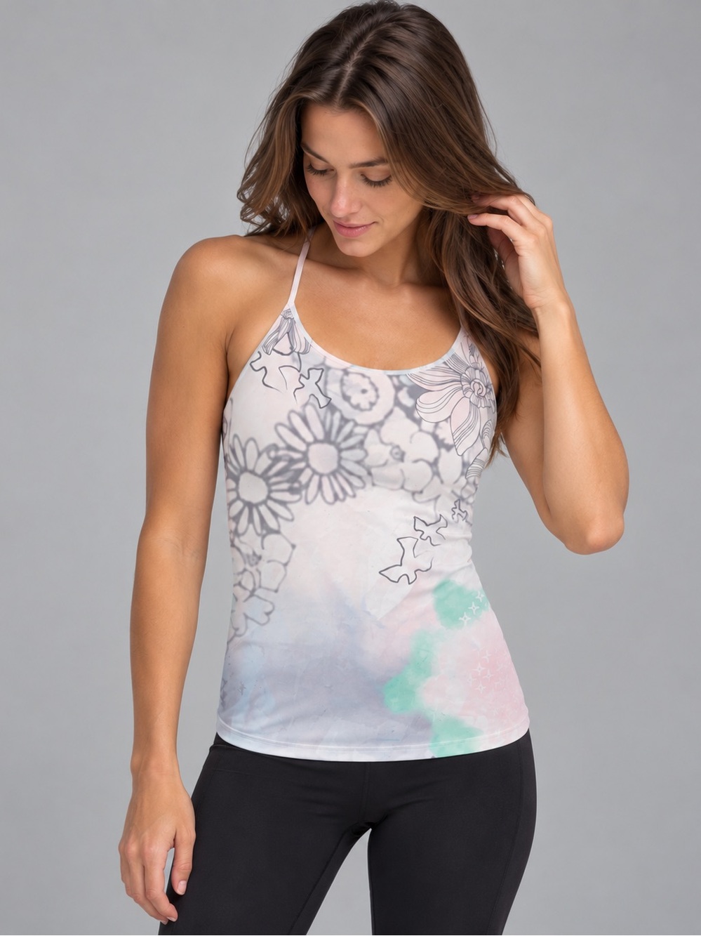 Vintage Lululemon Floral Power Y Tank